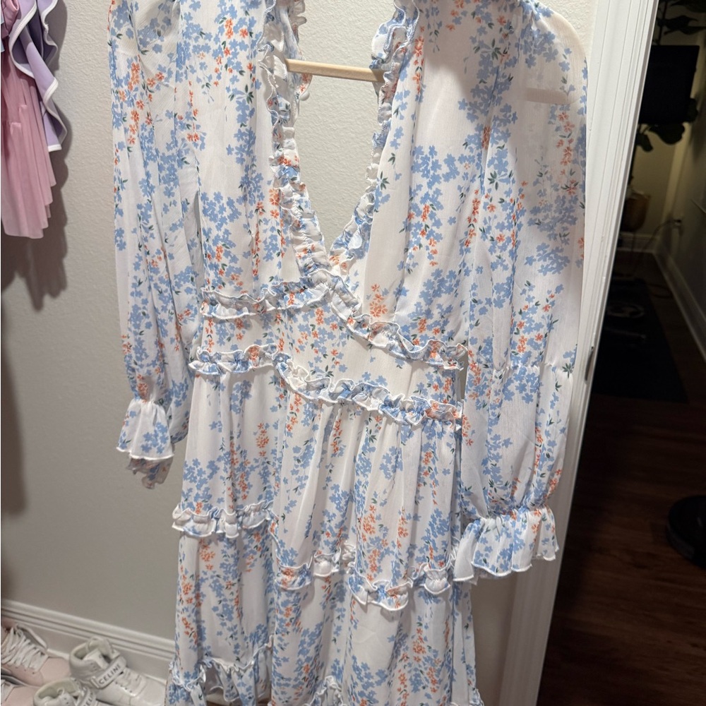Floral Ruffle Dress